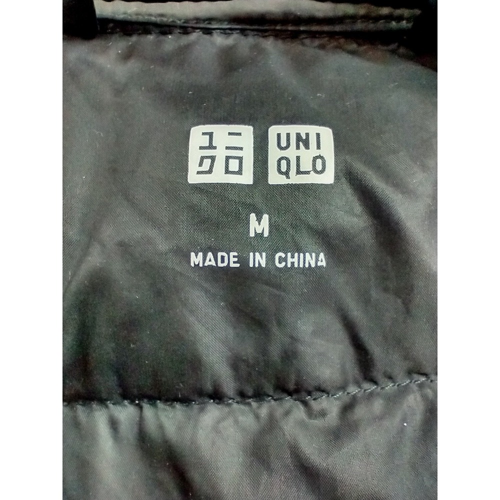 Uniqlo Ultra Light Down Jacket Womens S Black Quilted Puffer Full Zip Packable - Picture 6 of 7